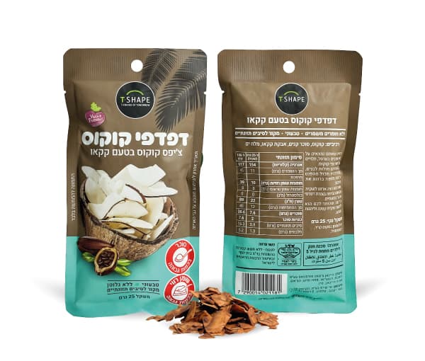 דפדפי קוקוס בטעם קקאו