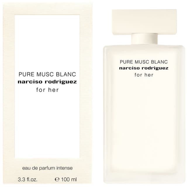 בושם לאישה נרסיסו רודריגז NARCISO RODRIGUEZ PURE MUSC BLANC 100 ML EDP INTENSE