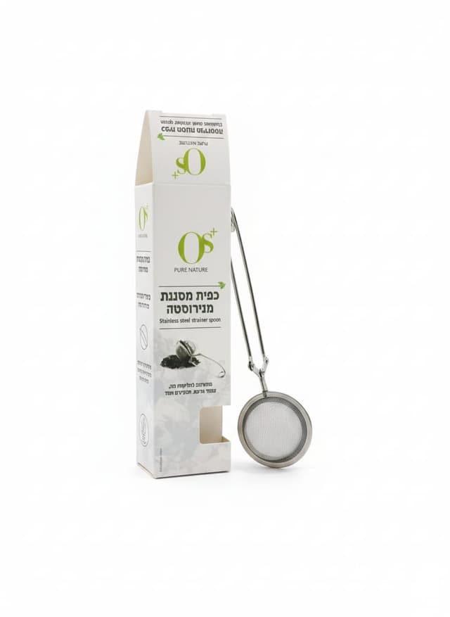 כפית מסננת מנירוסטה | OS Pure Nature