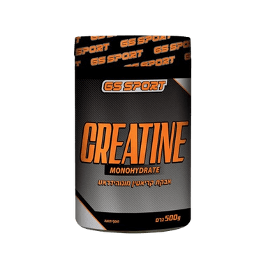 אבקת קריאטין מונוהידראט | 500 גרם | כשר פרווה | GS SPORT | CREATINE MONOHYDRATE
