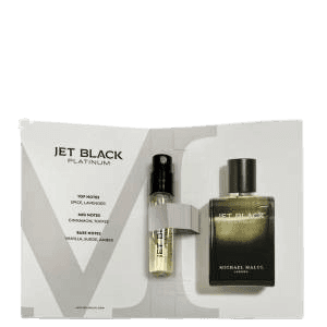 דוגמית בושם לגבר 15 מל | Michael Malul Get Black Platinum | או דה פרפיום EDP