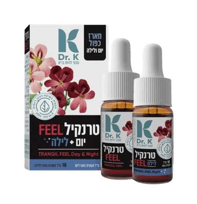 מארז טרנקיל FEEL יוםלילה | 10מל 10מל | כשר פרווה | דר קיי | Dr K | TRANQUL FEEL Day Night