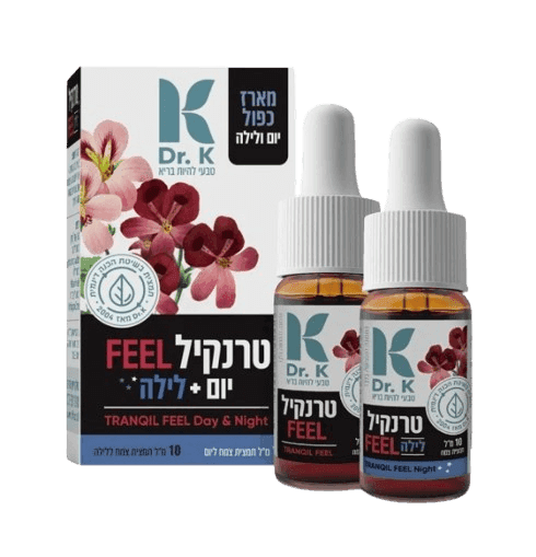 מארז טרנקיל FEEL יוםלילה | 10מל 10מל | כשר פרווה | דר קיי | Dr K | TRANQUL FEEL Day Night