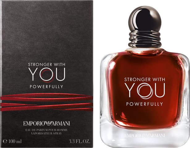 בושם לגבר ארמאני GIORGIO ARMANI STRONGER WITH YOU POWERFULLY 100 ML EDP