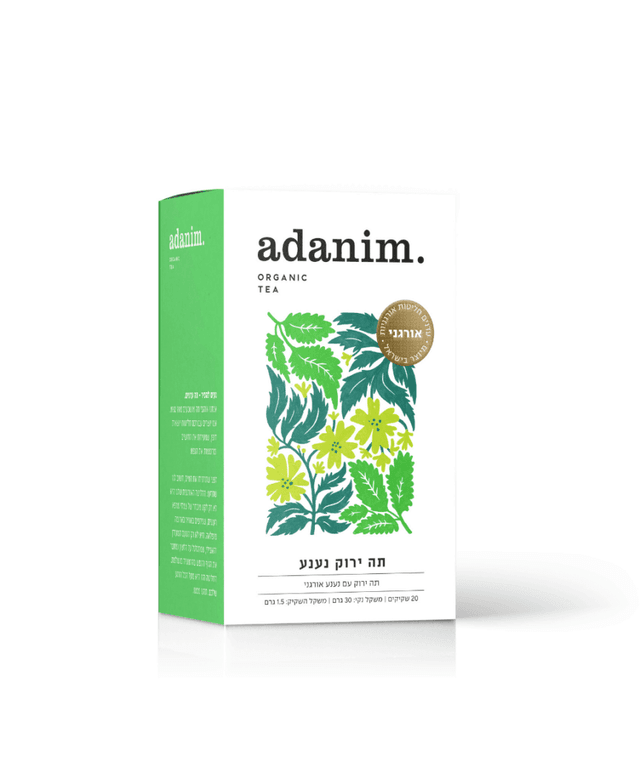 תה ירוק נענע אורגני