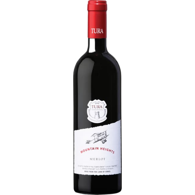 יין אדום טורא MOUNTAIN HEIGHTS מרלו - 750 מל