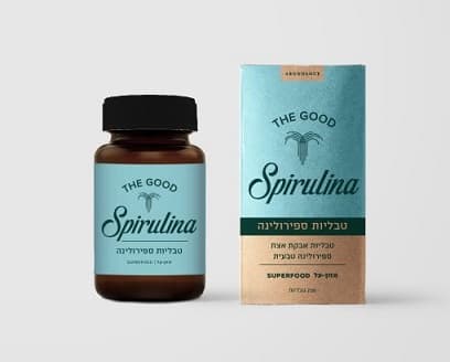 THE GOOD SPIRULINA הספירולינה הטובה - 250 טבליות