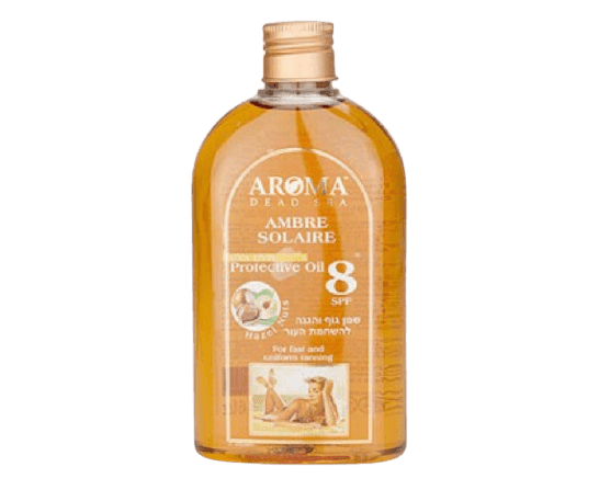 שמן גוף והגנה SPF 8 להשחמת העור 250 מל