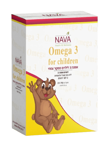 אומגה 3 לילדים ממקור צמחי | מכיל 187 דגונים | 750 גרם |