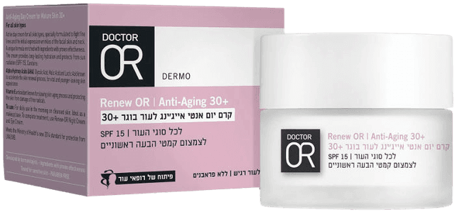 דר עור | RENEW-OR | קרם יום | אנטי אייגינג | לעור בוגר 30 | SPF15