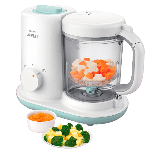 מאדה מזון ובלנדר | 2 ב 1 | טכנולוגיית אידוי ייחודית | שומרת על הערכים התזונתיים | קיבולת סל המזון 720מל | תכולת מיכל מים 180מל