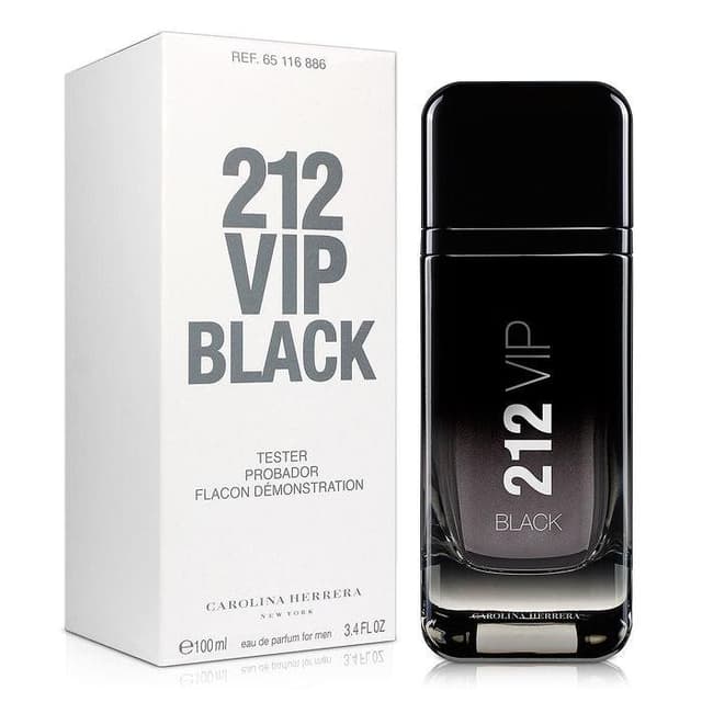 בושם קרולינה הררה לגבר טסטר CAROLINA HERRERA 212 VIP BLACK 100 ML EDP TESTER