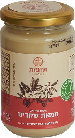 אדמות | חמאת שקדים 300 גרם