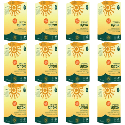 מבצע שתיים עשרה | כורכומין אפקט | כורכום | 1440 כמוסות |