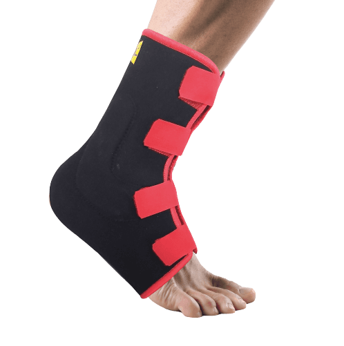 אוריאל | מגן קרסול פלוס כרית | מידה L | עשוי מבד לייקרה דקה וגמישה