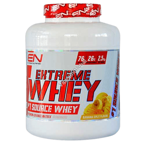 אבקת חלבון | מי גבינה | כשר | בטעם בננה | מכיל 2 קג | אקסטרים נוטריש