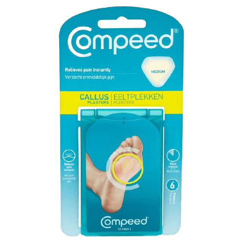 פלסטרים | מסייע בהקלה מיידית בכאבים | מתאים ליבלות | 6 יחידות