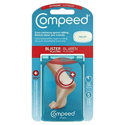 פלסטרים | פלסטרים לשלפוחיות בעקב מפעילות ספורט | מסייע בהקלה מיידית לכאבים | 5 יחידות