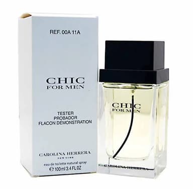 בושם לגבר קרולינה הררה טסטר CAROLINA HERRERA CHIC 100 ML EDT TESTER
