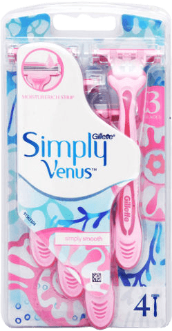 ונוס | סימפלי ונוס | סכיני גילוח חד פעמיים