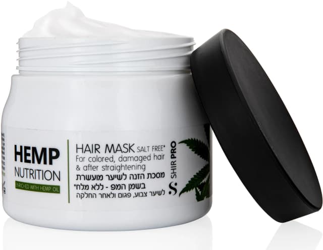 מסכת הזנה לשיער מועשרת בשמן המפ שיר פרו - 500 מל