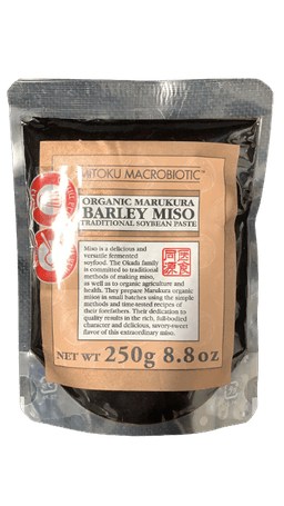 ממרח אורגני | מותסס על בסיס סויה ושעורה | מיסו שעורה אורגני | מכיל 250 גרם