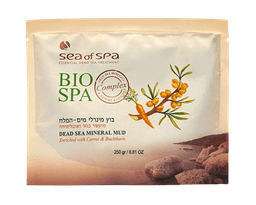 בוץ מינרלי מים המלח | מעושר בגזר ואבוליפיחה | סי אוף ספא | 250 גרם