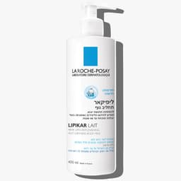ליפיקאר תחליב גוף | להפחתת תחושת יובש | מסייע לחידוש הליפדים בעור | מכיל 400 מל |