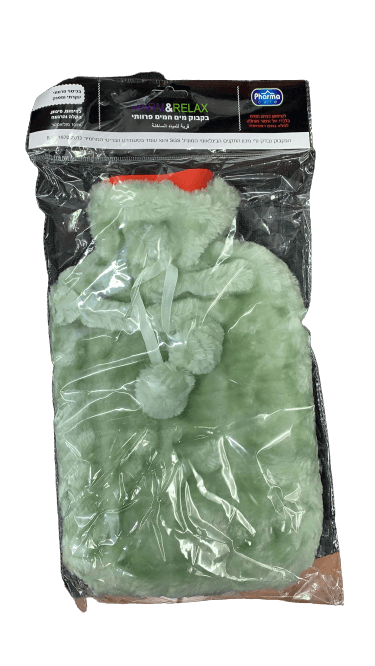 בקבוק מים חמים פרוותי | מבית פארמה קר | לחימום פינוק הקלה והרגעה | נבדק על ידי מכון התקנים