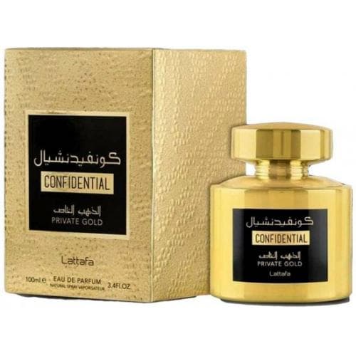 בושם לטאפה LATTAFA CONFIDENTIAL GOLD 100 ML EDP