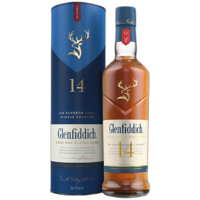 וויסקי גלנפידיך 14 שנה ברבן קאסק - 700 מל