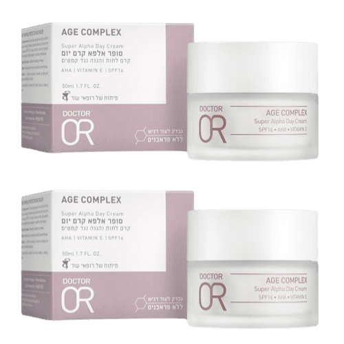 דוקטור עור | קרם לחות והגנה ליום | מבצע זוגי | נגד קמטים | המגן מפני השמש | ונזקי האקלים והסביבה | מבית דר עור