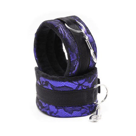 אזיקים תחרה סגול | אביזרי מין