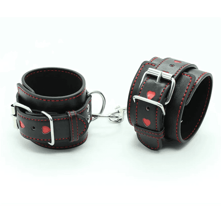 אזיקי ידיים עם לבבות | אביזרי מין