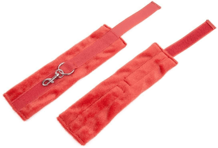 אזיקי רגליים מקטיפה פרותית | אביזרי מין