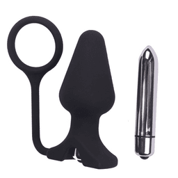פלאג קלאסי רוטט עם טבעת מסיליקון | אביזרי מין