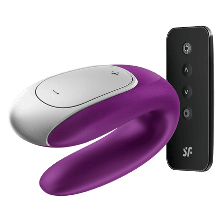 ויברטור זוגי עם שלט ואפליקציה Double Fun סטיספייר