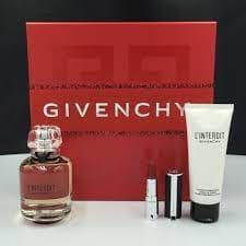 מארז לאישה גיבנצי GIVENCHY LINTERDIT SET 80 ML EDPLIPSTICKBODY LOTION