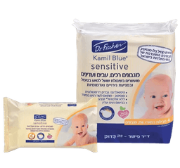 קמיל בלו מגבונים רכים עבים ועדינים לסיוע בטיפול מניעת במניעת גירויים ואדמומיות | דר פישר | מארז רביעיה