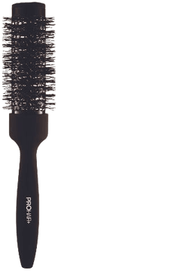 מברשת שיער | פן קרמית | מקצועית לשיער | מבית פרו אייר פלוס | 24 ממ | למניעת חשמל סטטי פרוהייר | PROHAIR