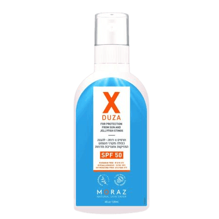 תרסיס X-דוזה | להגנה כפולה מקרני השמש | 120 מל | מורז MORAZ |
