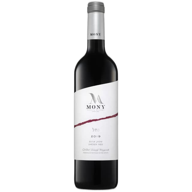 יין אדום מוני נחל שסק אדום - 750 מל