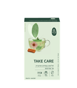 TAKE CARE | טייק קר | חליטת צמחים אורגנית | מכיל 20 שקיקים | מבית ברא צמחים