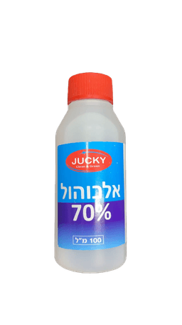 אלכוהול | 70 אחוז | מכיל 100 מל