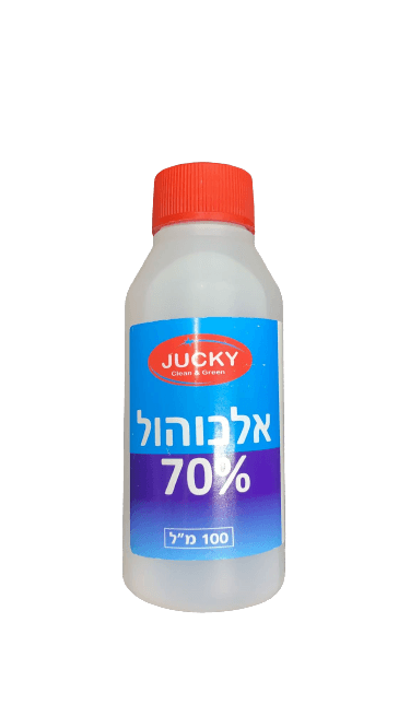 אלכוהול | 70 אחוז | מכיל 100 מל