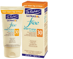 אולטרסול | FREE | קרם גל לפנים | SPF30 | מכיל 50 מל