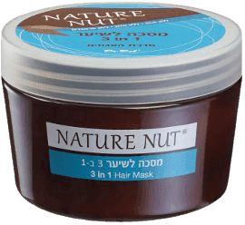 נייטשר נאט | מסכה לשיער | 3 ב-1 | שיערך יקבל לחות מוגברת והזנה עמוקה | למגע שיער רך ונעים ולמראה בריא | 250 מל