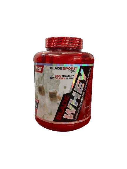 אבקת חלבון על בסיס תשלובת חלבוני מי גבינה בטעם בננה ספליט-תוסף תזונה