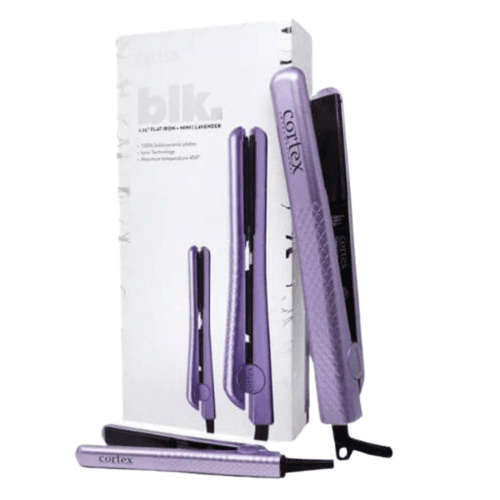CORTEX מחליק שיער זוגי BLK סגול