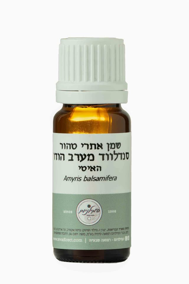 שמן סנדלווד שמן סנדלווד מערב הודו | מכיל 10 מל | המילניוםהודי 10 מל